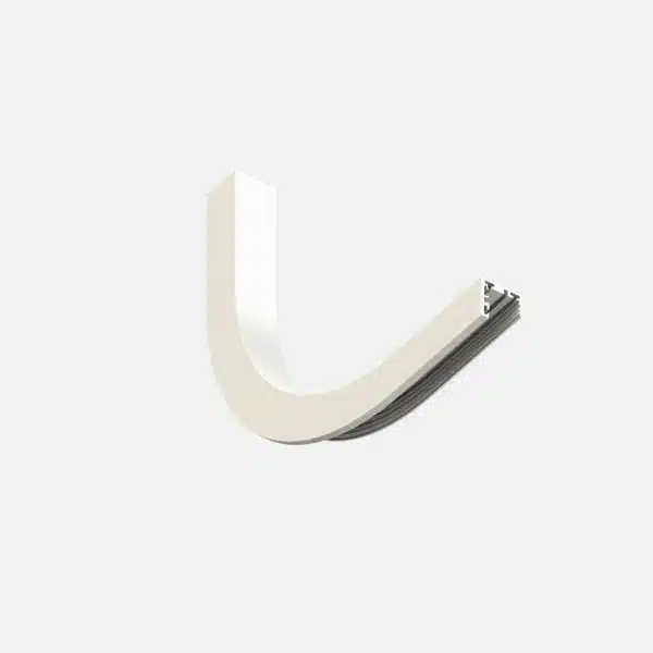 File Flex sistema - Curva tipo D in estruso di alluminio