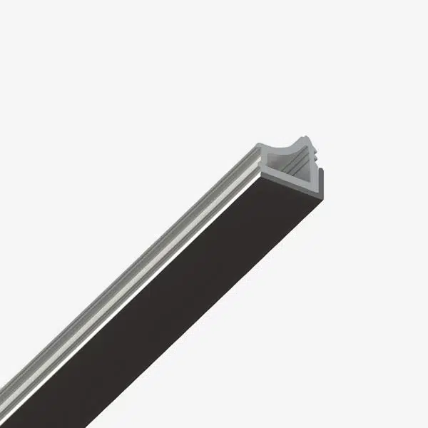 File Flex sistema - Profilo in silicone nero